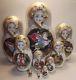 Matryoshka, 10 Pieces, 12, Russian Lacquer Miniature, Palekh, Exclusive, Author