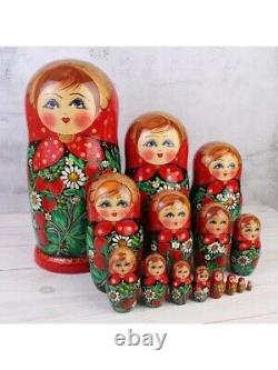 Matryoshka 15 dolls 34 cm (13) Wooden Nesting Doll