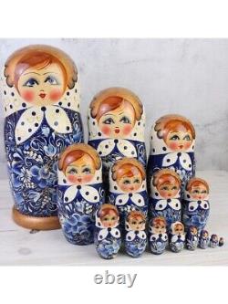 Matryoshka 15 dolls 34 cm Wooden Nesting Doll