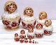 Matryoshka 15 Piece Nesting Dolls Russian Babushka Hand-painted Doll Princess