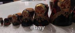 Matryoshka 9 Stack Russian Wooden Matryoshka