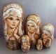 Matryoshka Gift Belle Beautiful Girls Wooden Doll Nesting Doll 5 Pieces