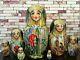 Matryoshka Handmade Toy Wooden Toy Hand-painted Exclusive Russian Nested Doll