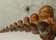Matryoshka Nesting Doll Pushkin's Fairy Tales 10 Places Hand Painted G739