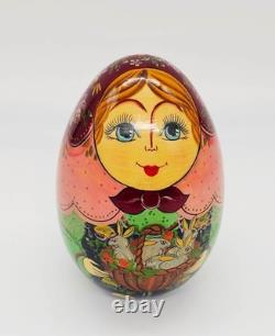 Matryoshka Nesting Doll Set of 13 Russian 3 Babies Inside 3 Babies Signed