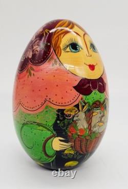 Matryoshka Nesting Doll Set of 13 Russian 3 Babies Inside 3 Babies Signed