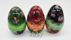 Matryoshka Nesting Doll Set of 13 Russian 3 Babies Inside 3 Babies Signed