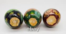 Matryoshka Nesting Doll Set of 13 Russian 3 Babies Inside 3 Babies Signed