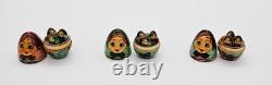 Matryoshka Nesting Doll Set of 13 Russian 3 Babies Inside 3 Babies Signed
