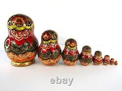 Matryoshka Nesting Dolls 6.3 8 Piece, Humpbacked Horse Fairytale Set Russian