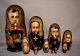 Matryoshka Nesting Dolls Romanov Dynasty Czars Family 10 Pieces 10.25 Tall