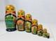 Matryoshka Russian Nesting Doll 7 Piece Hand-painted Wood Frog Prince Story