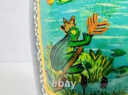Matryoshka Russian Nesting Doll 7 Piece Hand-Painted Wood Frog Prince Story