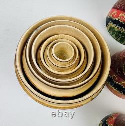 Matryoshka Russian Nesting Doll 7 Piece Hand-Painted Wood Frog Prince Story