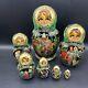 Matryoshka Russian Nesting Dolls 7pc Exquisite Hand Painted On Each Doll