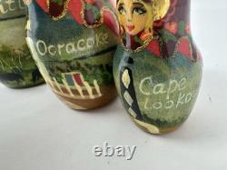 Matryoshka Russian Nesting Dolls Famous Lighthouses North Carolina Cape Hatteras