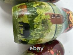 Matryoshka Russian Nesting Dolls Famous Lighthouses North Carolina Cape Hatteras