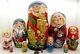 Matryoshka Russian Nesting Dolls Large 10 Hand Painted Poppy Wheat Sergeyeva 10