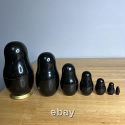 Matryoshka Russian Orthodox Church Nesting Mary & Jesus Dolls x 7 Signed Read