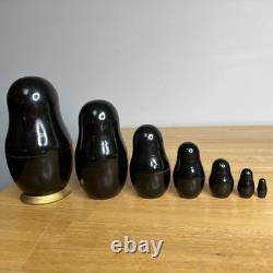 Matryoshka Russian Orthodox Church Nesting Mary & Jesus Dolls x 7 Signed Read