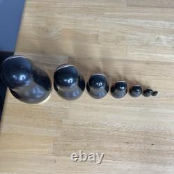 Matryoshka Russian Orthodox Church Nesting Mary & Jesus Dolls x 7 Signed Read