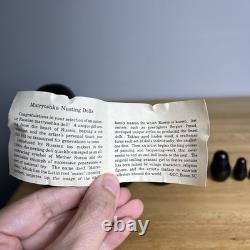 Matryoshka Russian Orthodox Church Nesting Mary & Jesus Dolls x 7 Signed Read