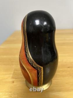 Matryoshka Russian Orthodox Church Nesting Mary & Jesus Dolls x 7 Signed Read