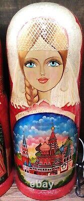 Matryoshka Russian Traditional 50pcs Moscow Hand painted Nesting Doll