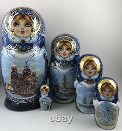 Matryoshka, Russian nesting dolls, handmade