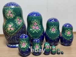 Matryoshka Sergiev Posad 10-set Wooden Nesting Dolls, 1999 Used