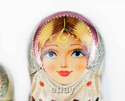 Matryoshka doll 8 pcs Saint-Petersburg Russian nesting dolls Babushka Stack doll