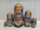 Matryoshka, Wooden Russian Doll, Hand-painted, 5 Pieces