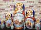 Matryoshka, Wooden Russian Doll, Hand-painted, 7 Pieces, 22sm