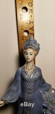 Mistress of The Copper Mountain 10 Russian USSR Figurine Gzhel malachite maid