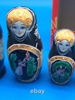 Moscow Ballet's Russian Nutcracker Handcrafted Russian Nesting Dolls RARE
