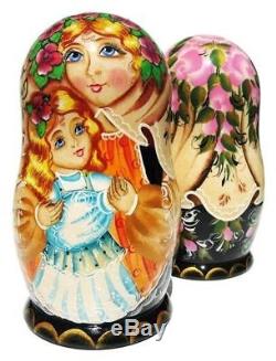 Mother 7-Piece Russian Babushka Matryoshka Stacking Nesting Doll gift