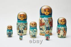 Museum Quality Russian Troika Matryoshka Nesting Doll Set