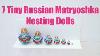 My Nesting Doll Collection 0267 7 Tiny Russian Matryoshka Nesting Dolls