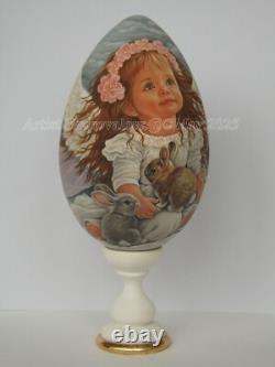 My author's Easter Egg Nesting Dolls Matryoshka Roly poly Usachova not russian
