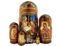 NEW Nativity of Christ Sven Swords Sorrows Virgin Mary Jesus Russian Icon Dolls
