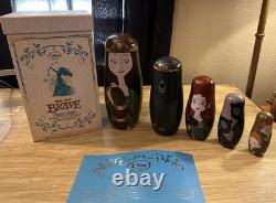 NIB Disney Pixar Brave Nesting Dolls LIMITED EDITION of 2500, NEW with Certificate