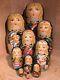 Nutcracker Scenes By Smirnova Russian Matryoshka Nesting Doll 12 10pc New Rare