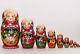 Nesting Doll Matryoshka Russian Doll Hand Painted Stacking Doll Made In Russia