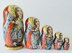 Nesting Doll Nativity Set of 5 (Russian Collection Sacramento) Sale