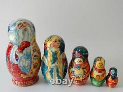 Nesting Doll Santa Set of 5 (Russian Collection Sacramento) Sale