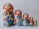 Nesting Doll Set Of 5 (russian Collection Sacramento) Sale