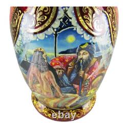 Nesting Dolls 10.5 10 Piece, Arabian Fairytale Hand Made Russian Matryoshka