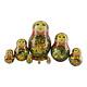 Nesting Dolls 6.6 8 Piece, Tsar Saltan Fire Fairytale Set Russian Matryoshka