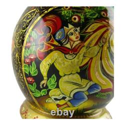Nesting Dolls 6.6 8 Piece, Tsar Saltan Fire Fairytale Set Russian Matryoshka