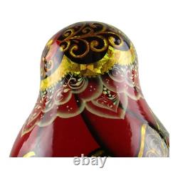 Nesting Dolls 6.6 8 Piece, Tsar Saltan Fire Fairytale Set Russian Matryoshka